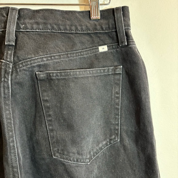 SUNDAY BEST Sz 10 Aritzia Jupiter 100% Cotton Wider Leg Loose Fitting Jeans - Picture 9 of 12